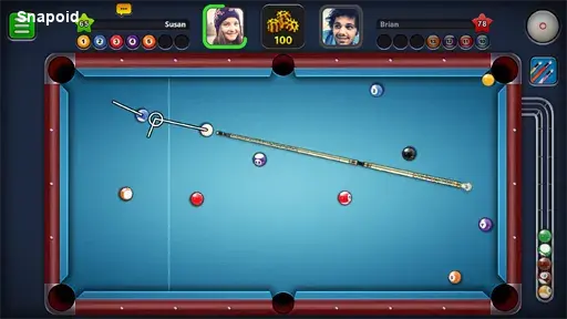 صورة 1 لعبة لعبة البلياردو